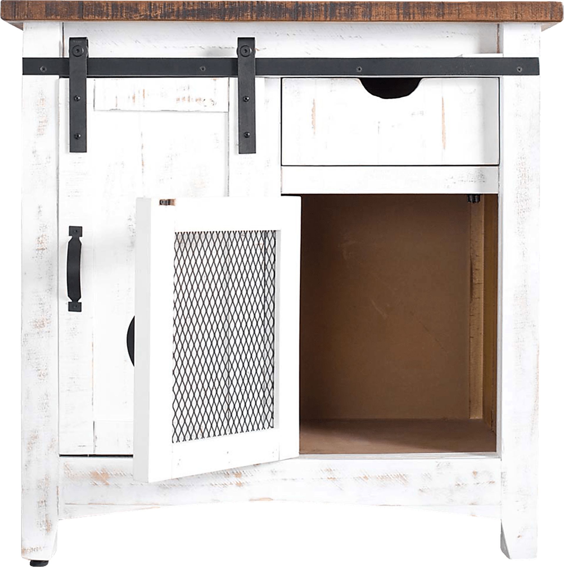 Carlesbad White Accent Cabinet - Image 4
