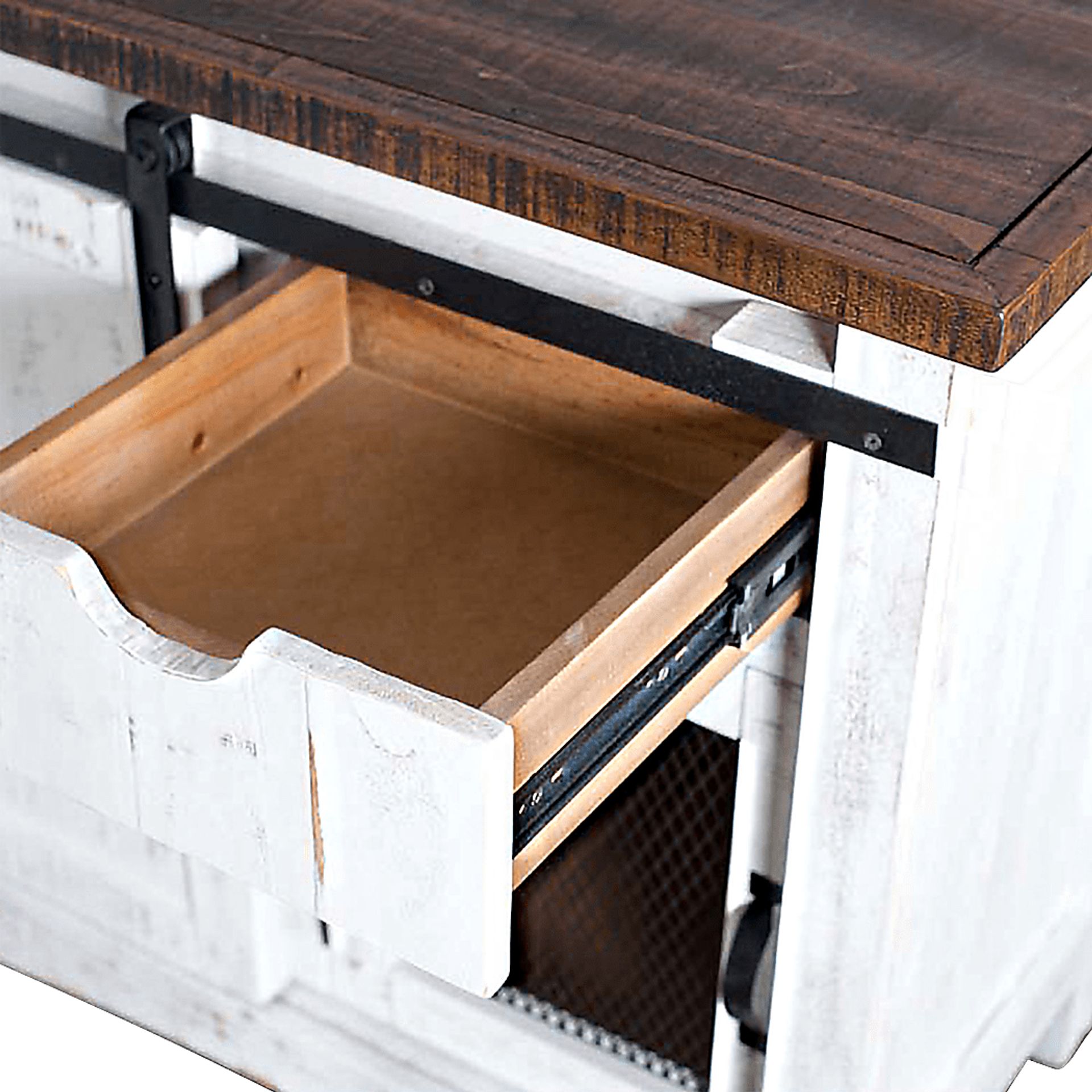Carlesbad White Accent Cabinet - Image 5