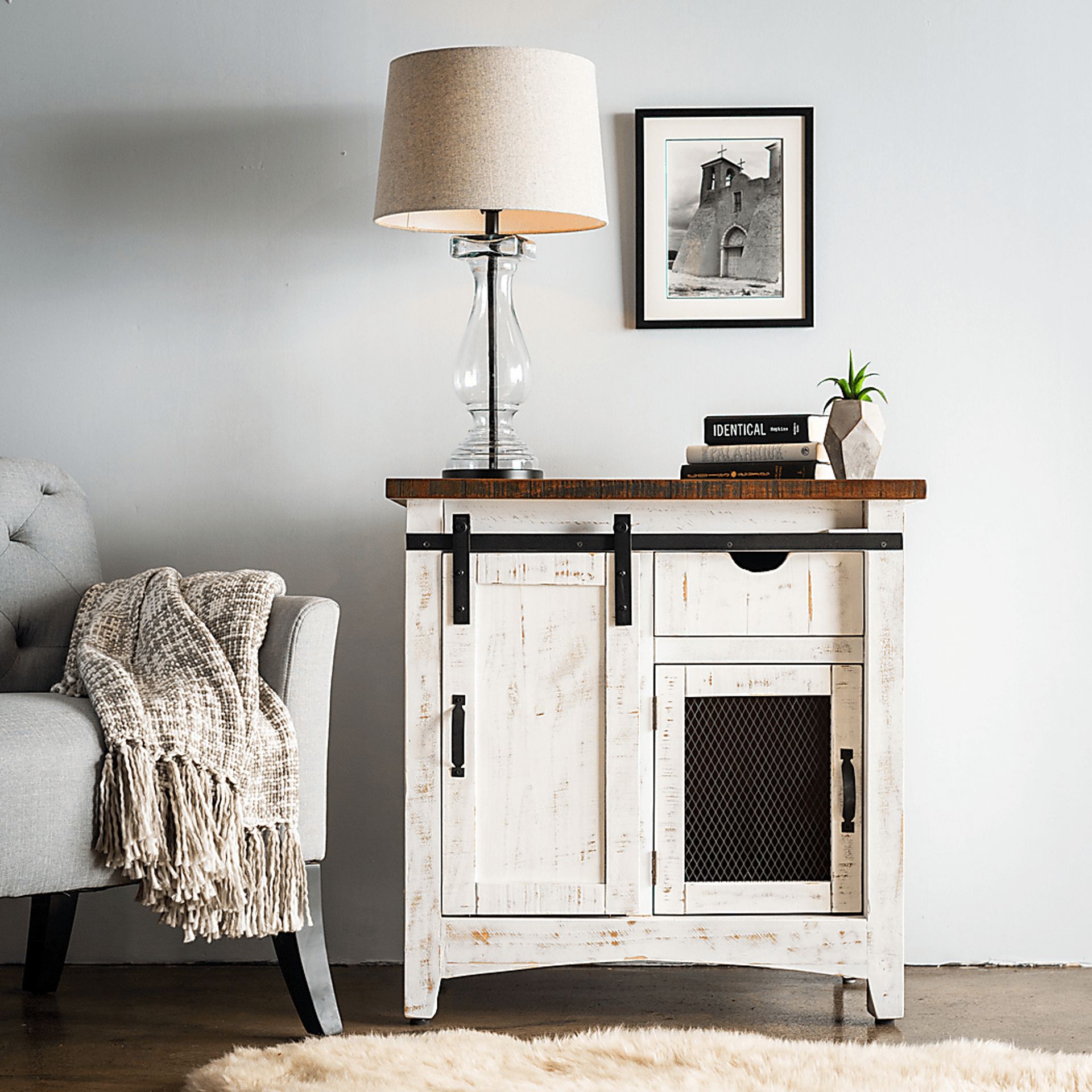 Carlesbad White Accent Cabinet - Image 8