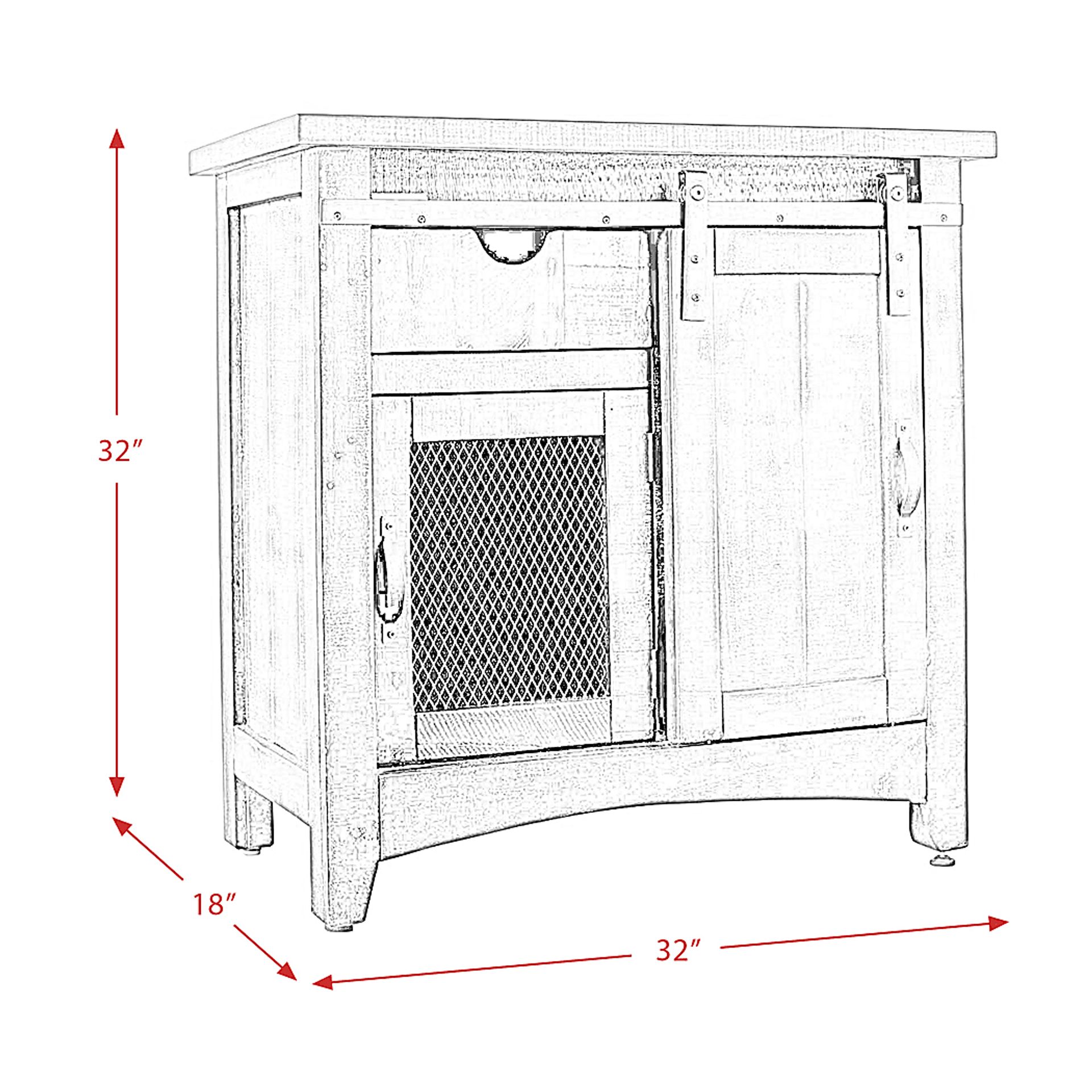 Carlesbad White Accent Cabinet - Image 9
