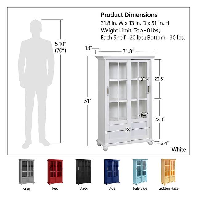 Carleta Blue Bookcase - Thumbnail - Image 12