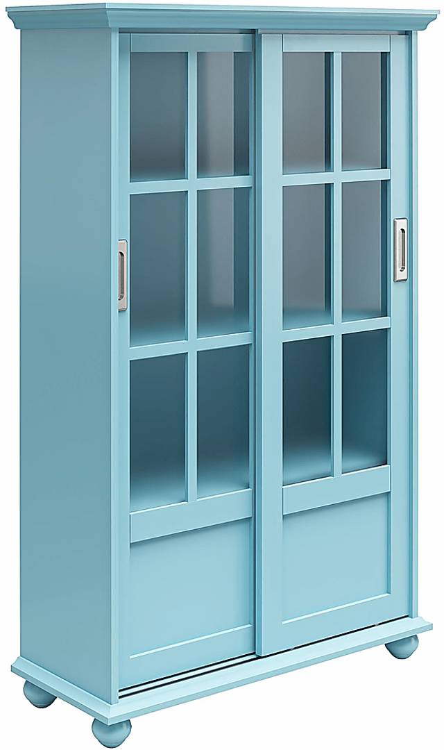 Carleta Blue Bookcase - Thumbnail - Image 4