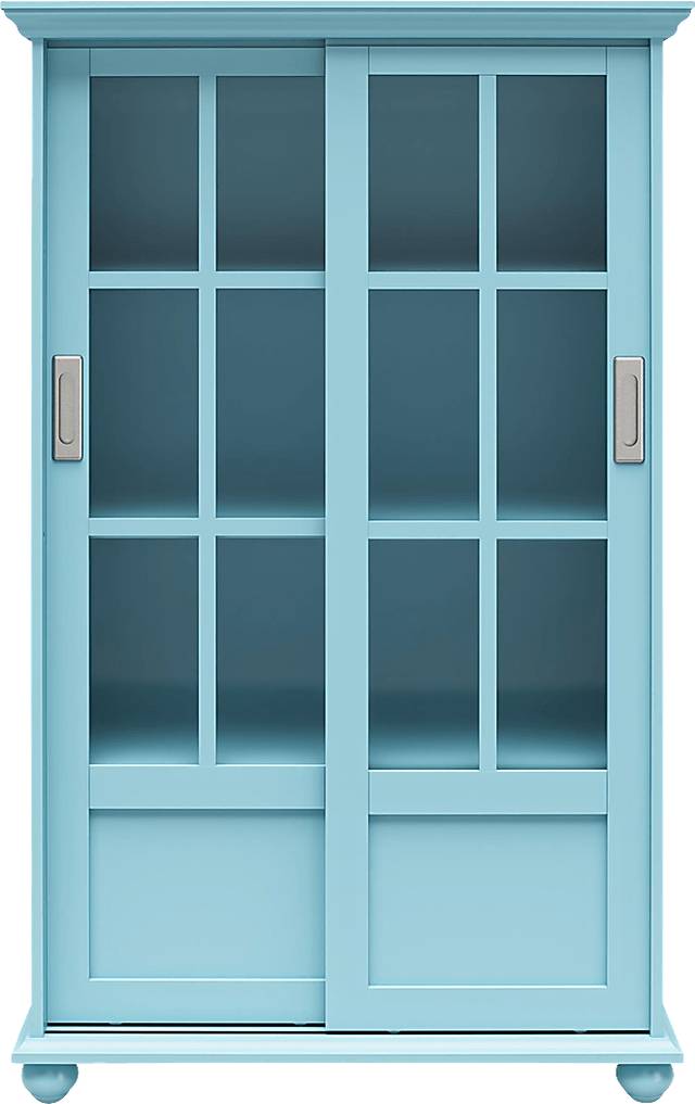 Carleta Blue Bookcase - Thumbnail - Image 1