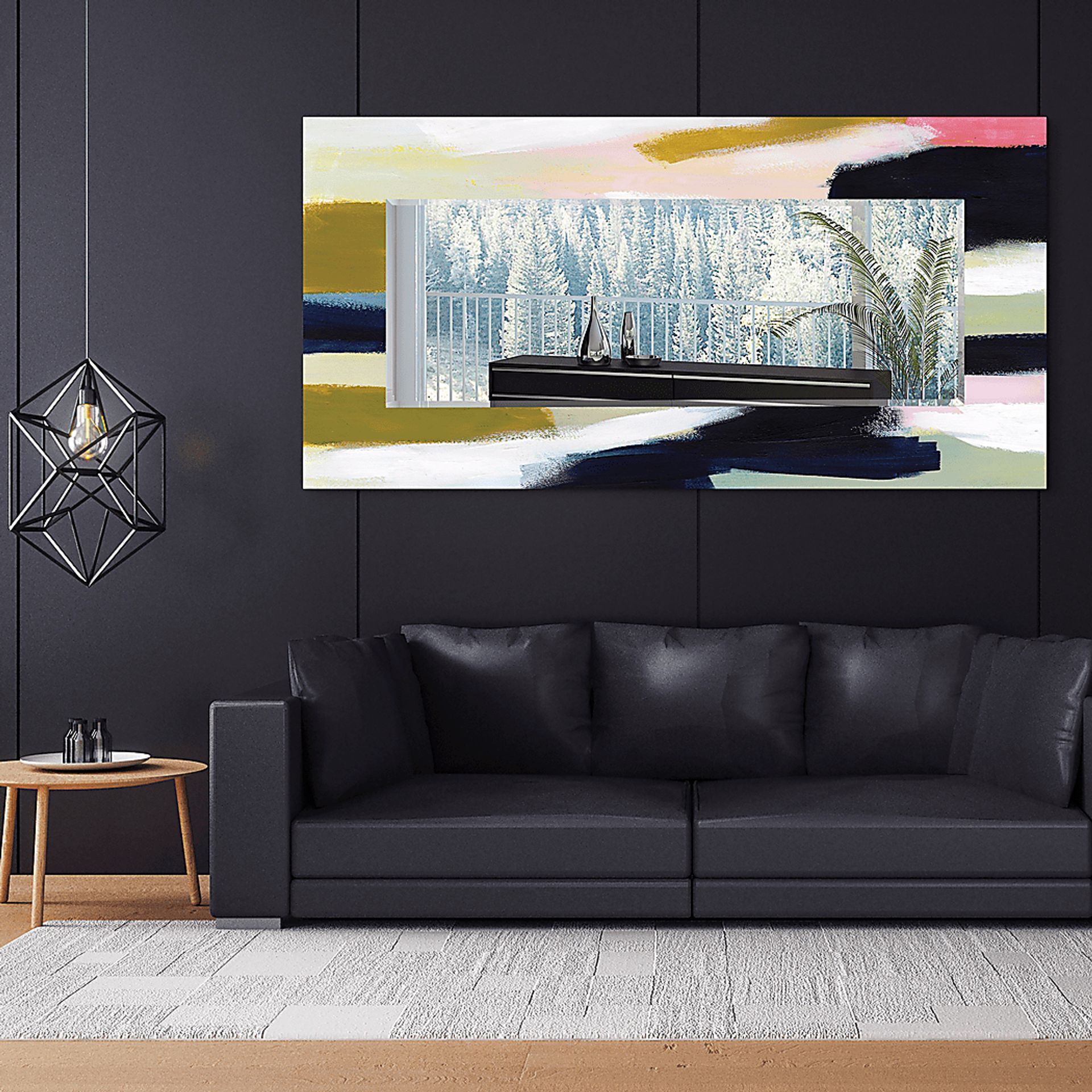 Carlett Gold Mirror - Image 6