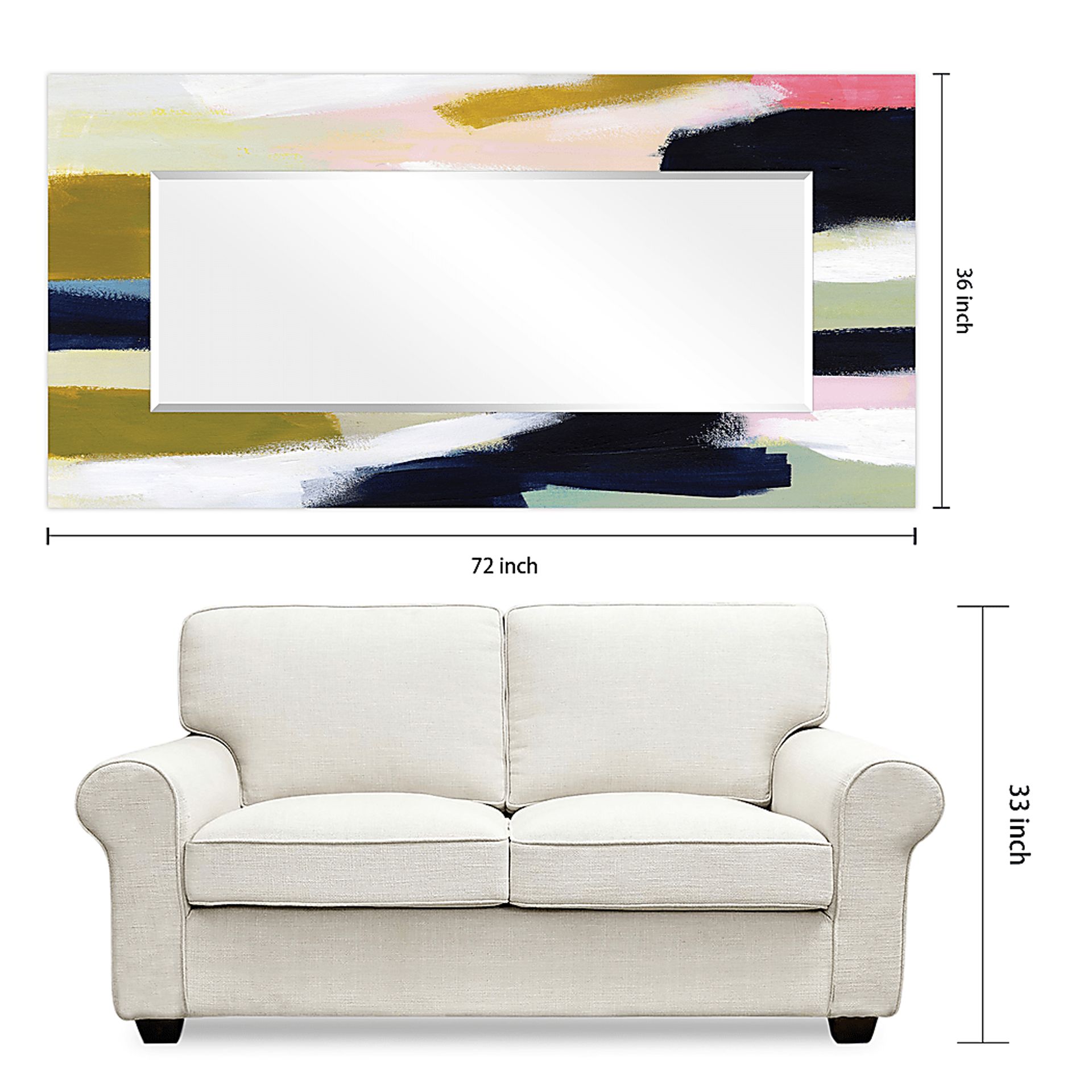 Carlett Gold Mirror - Image 7