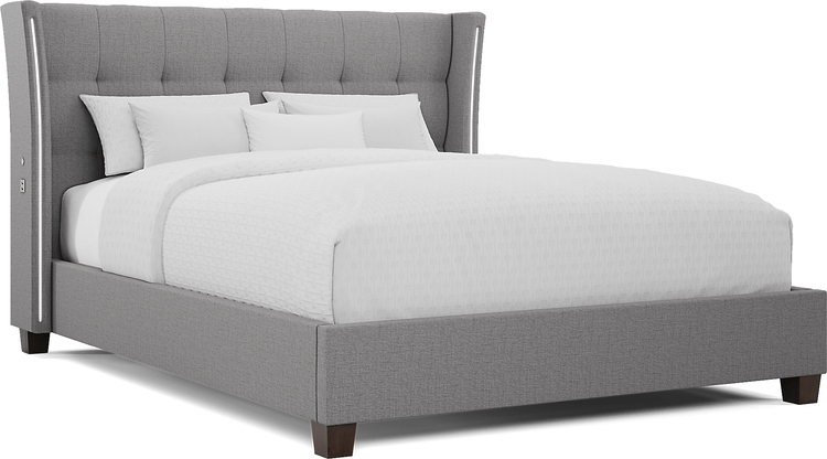 3 pc king upholstered bed