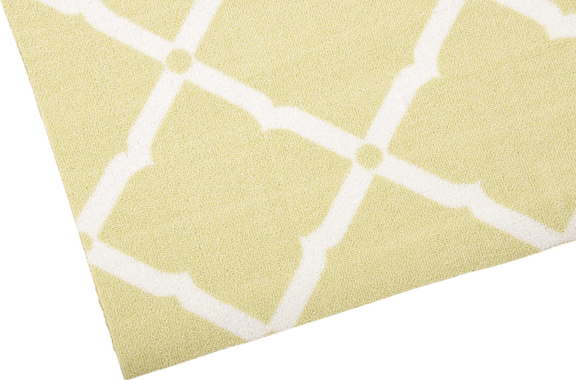 Carlisia Light Green 5' x 8' Indoor/Outdoor Rug - Image 2