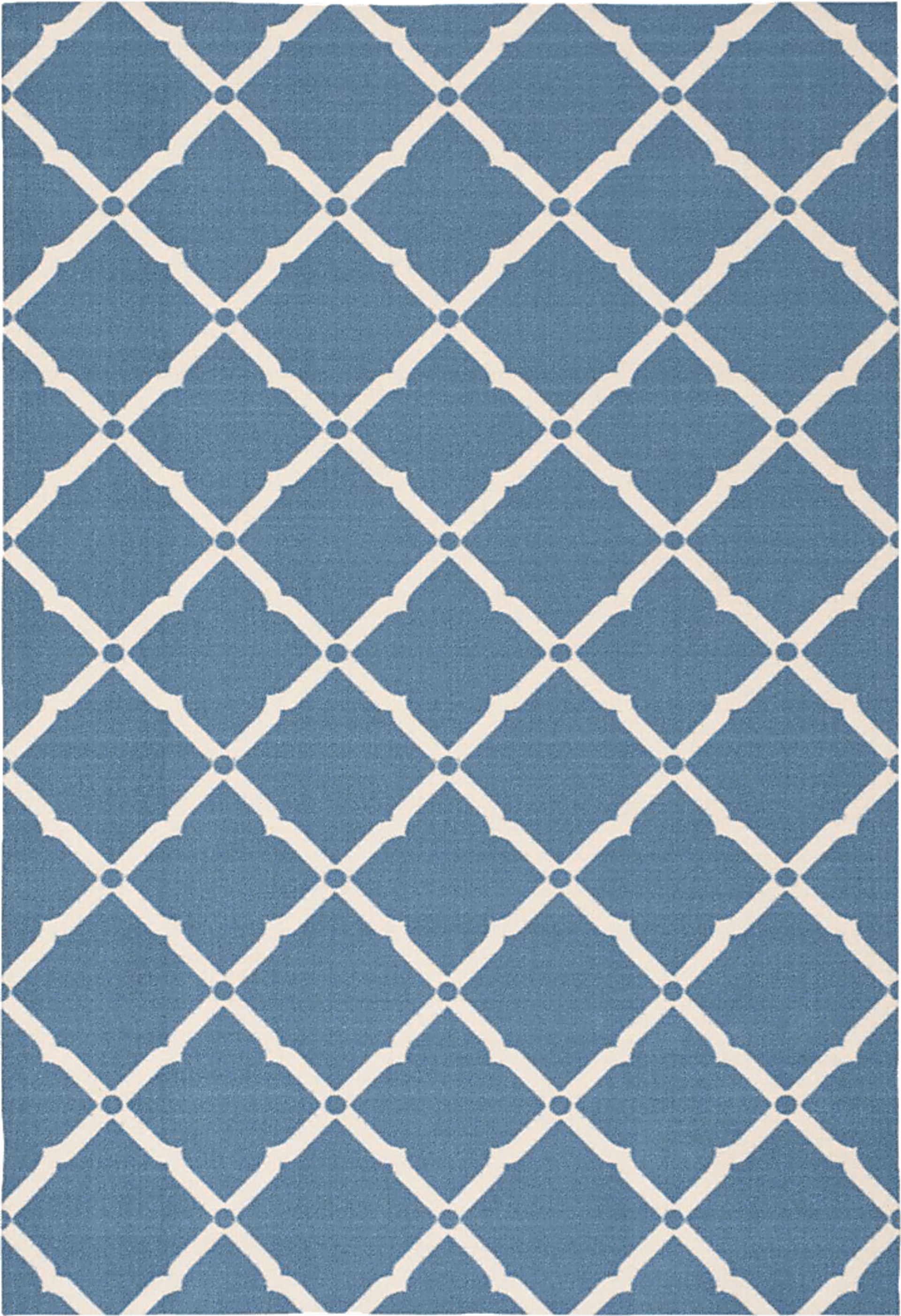 Carlisia Navy 5' x 8' Indoor/Outdoor Rug - Image 1