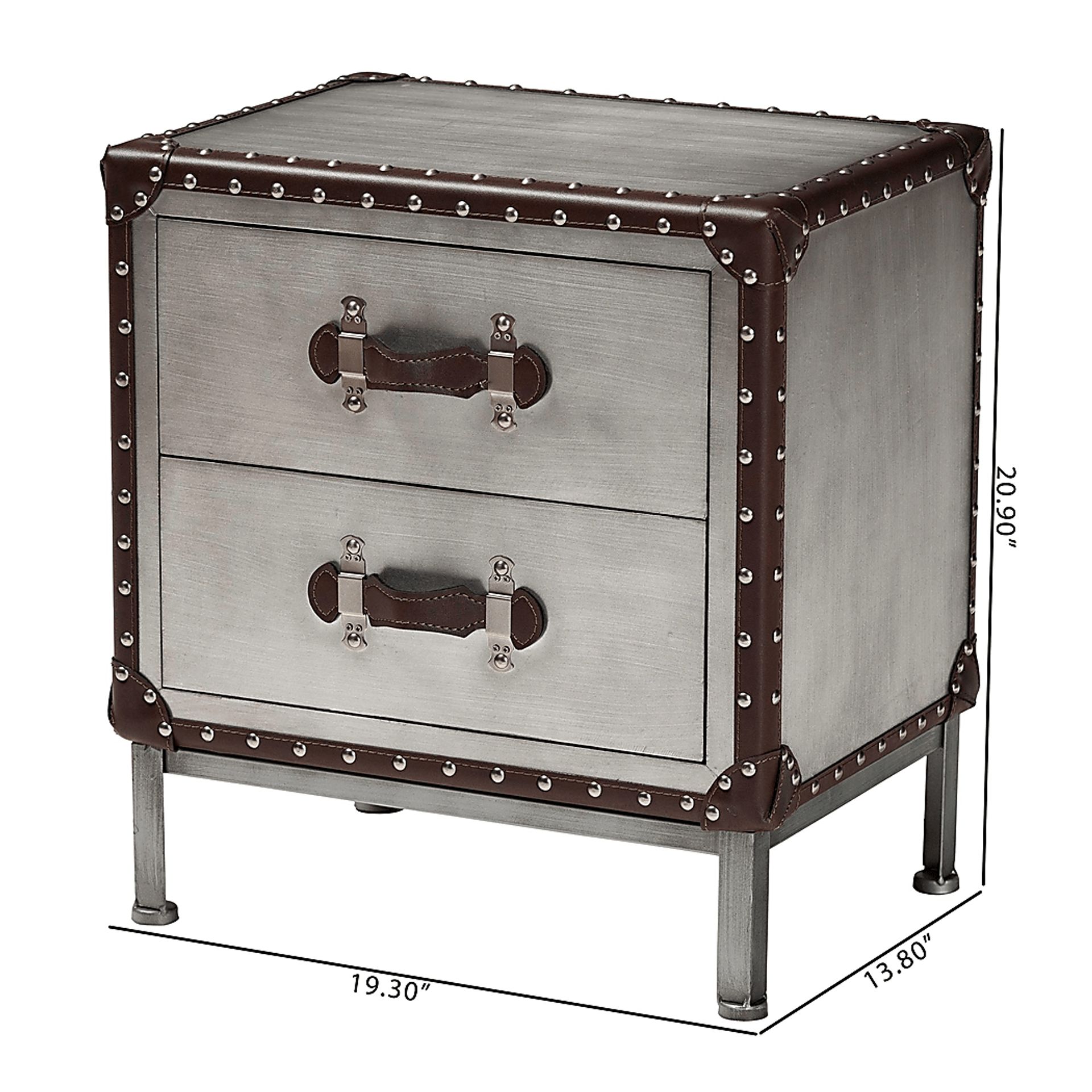 Carlyey Silver End Table - Image 3
