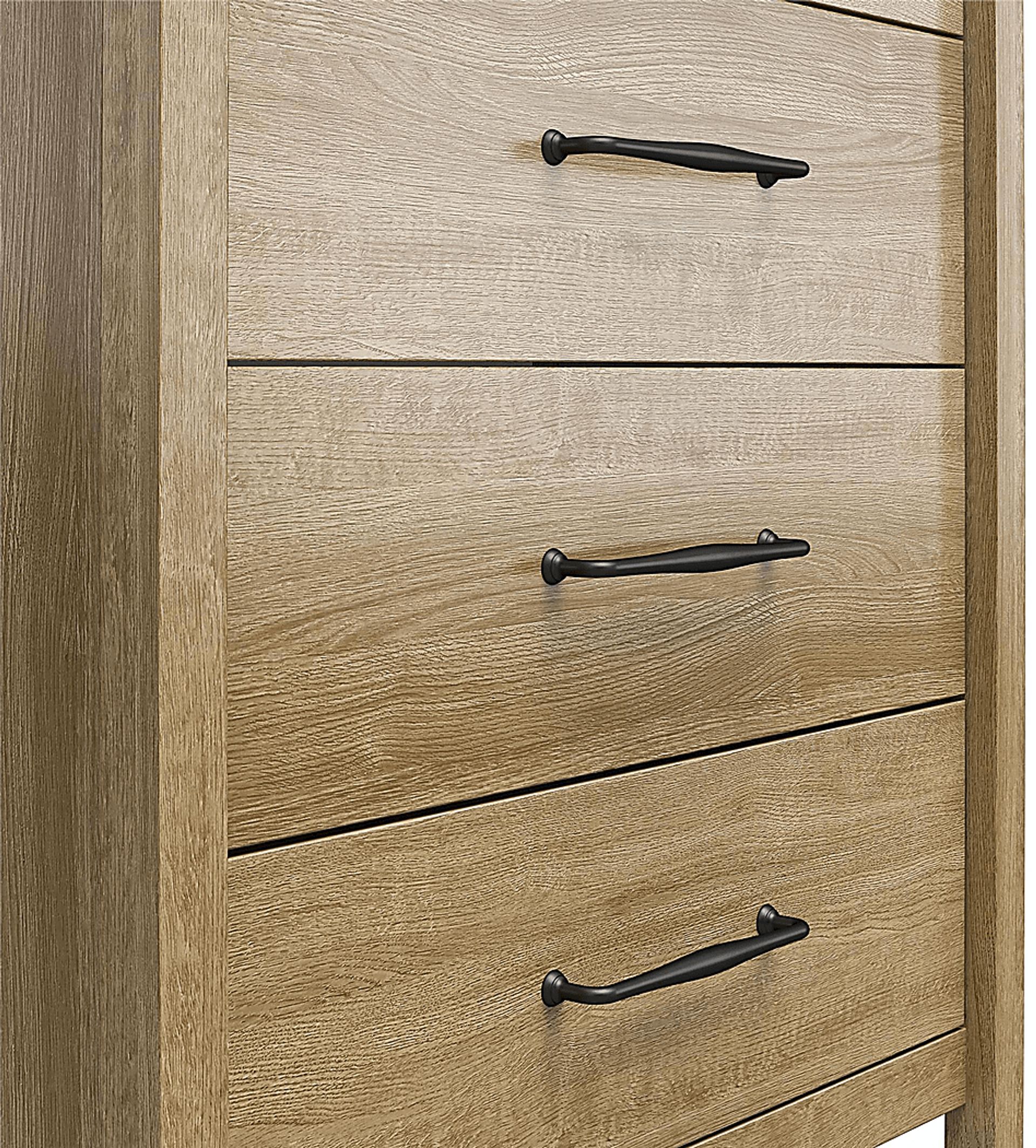 Carmarthen Oak 5 Drawer Chest - Image 7