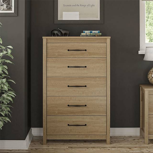Carmarthen Oak 5 Drawer Chest - Thumbnail - Image 8