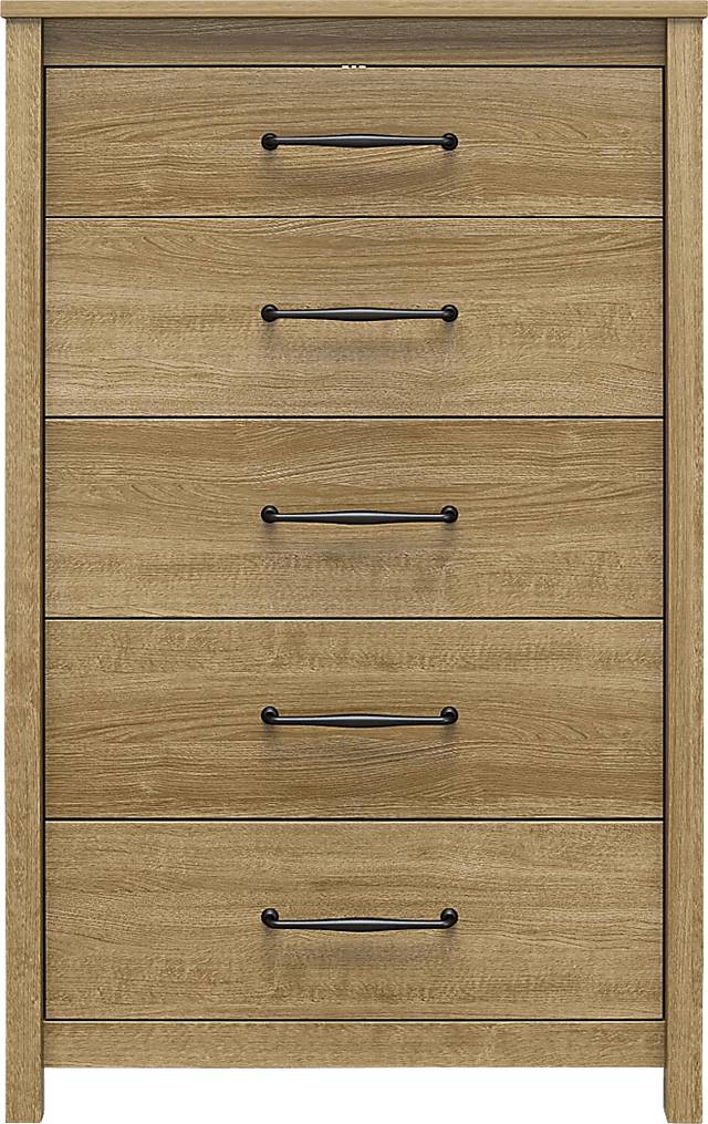 Carmarthen Oak 5 Drawer Chest - Thumbnail - Image 1