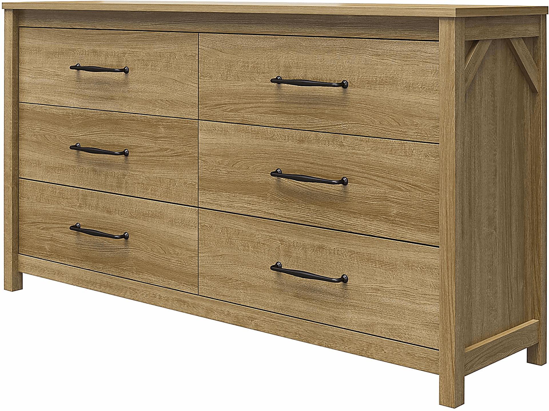 Carmarthen Oak 6 Drawer Dresser - Image 3