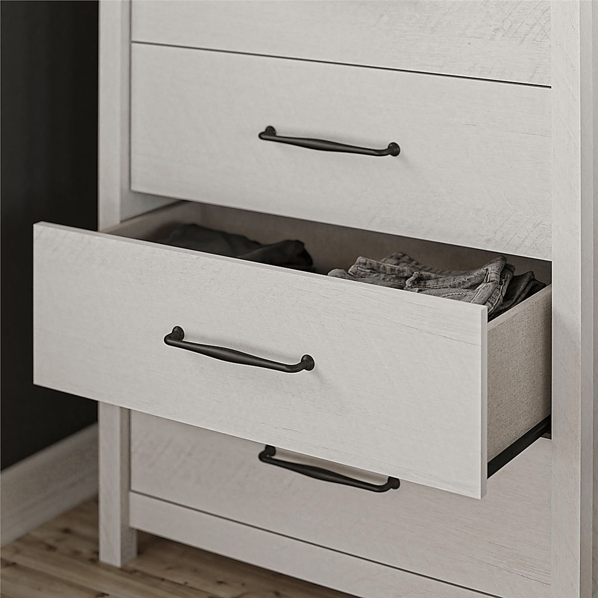Carmarthen White 5 Drawer Chest - Image 6