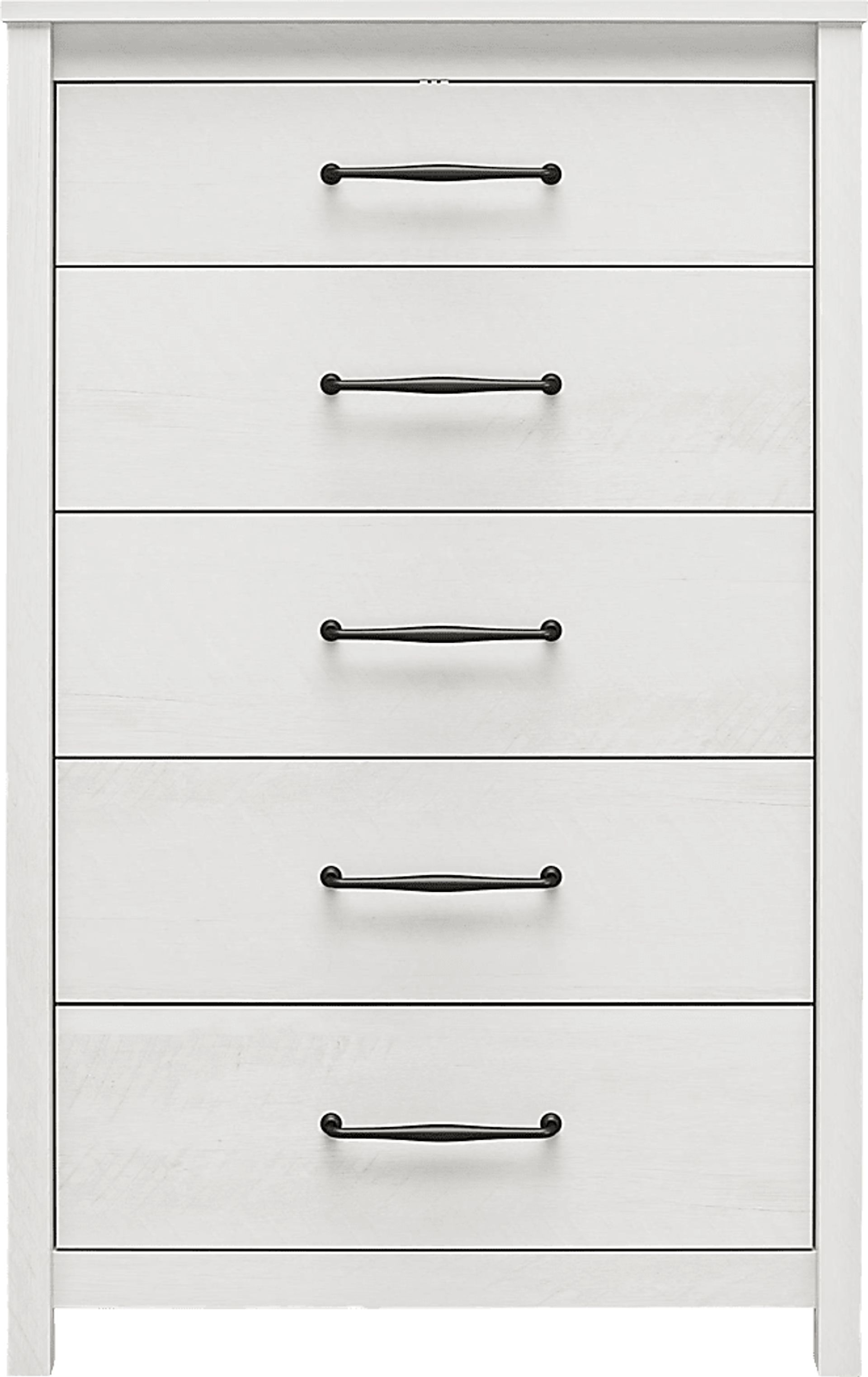 Carmarthen White 5 Drawer Chest - Image 1