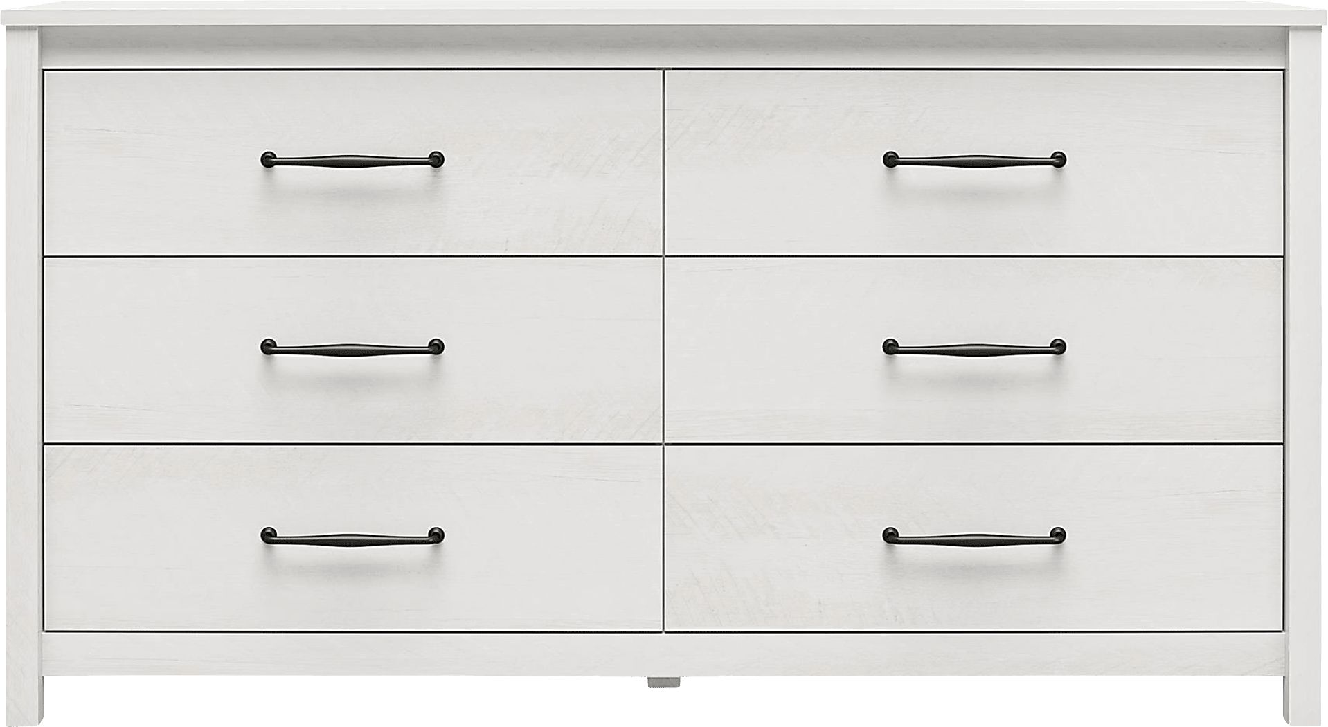 Carmarthen White 6 Drawer Dresser Rooms To Go