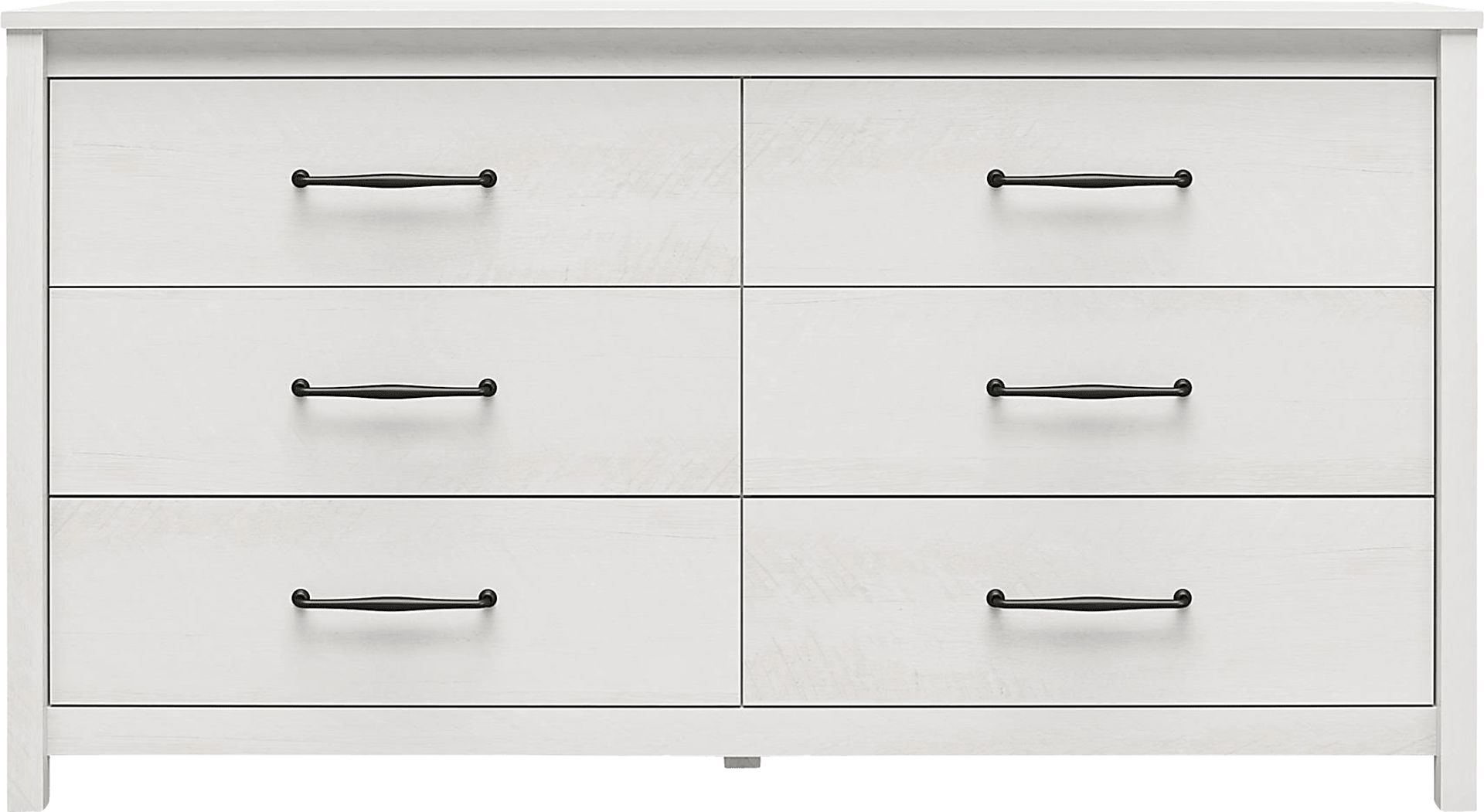 Carmarthen White 6 Drawer Dresser - Image 1