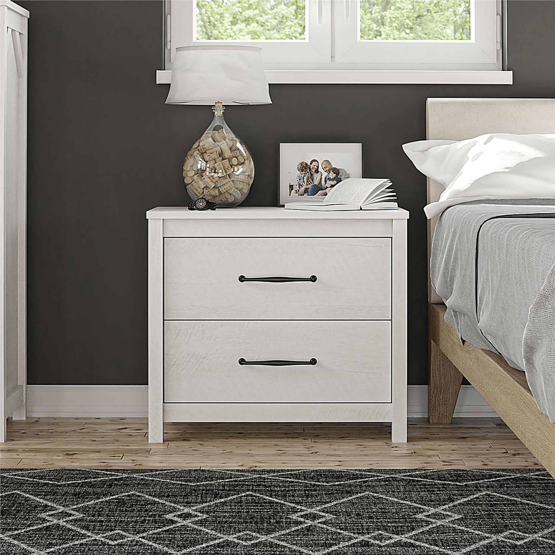 Carmarthen White Nightstand - Image 7