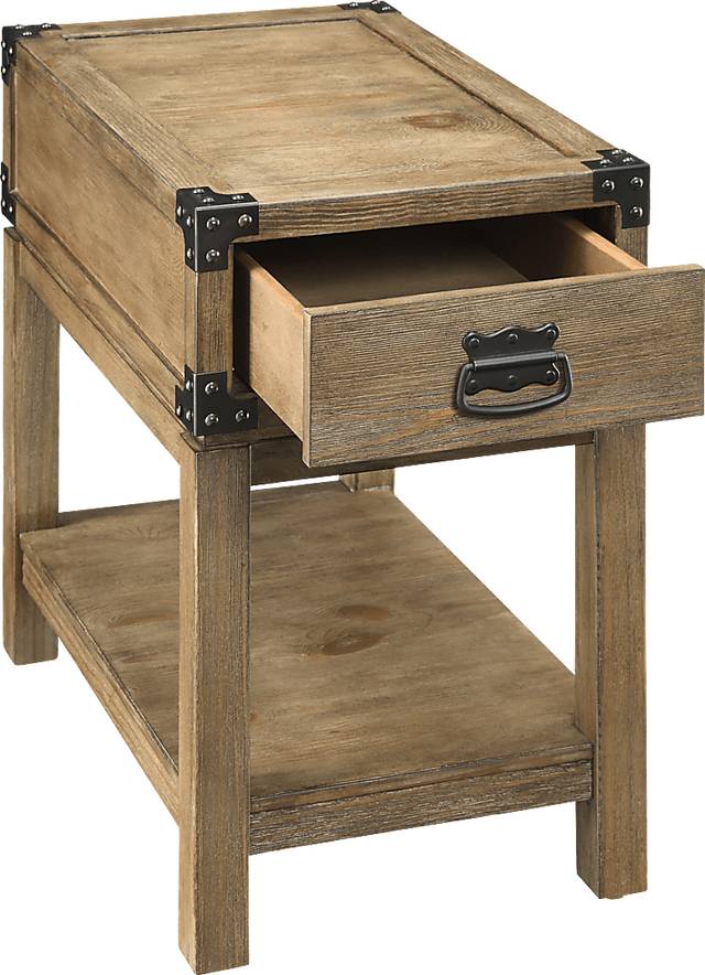 Carmel Valley Sandstone Chairside Table - Thumbnail - Image 2