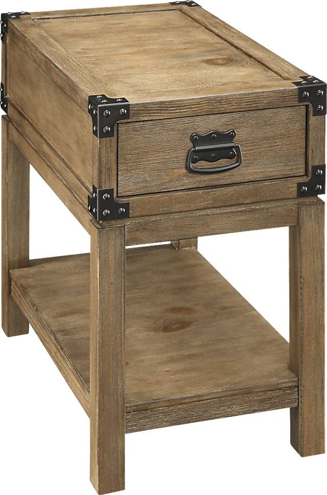 Carmel Valley Sandstone Chairside Table - Thumbnail - Image 1