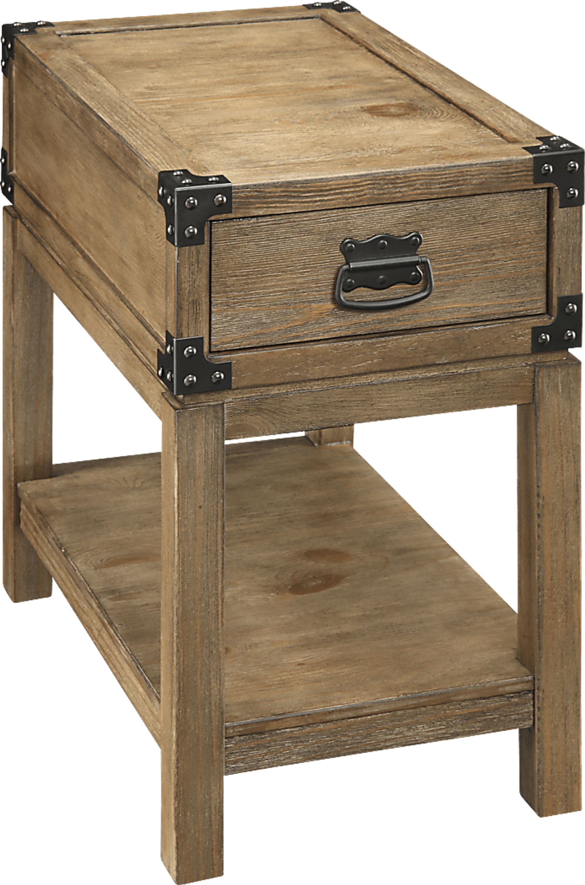 Carmel Valley Sandstone Chairside Table - Image 1