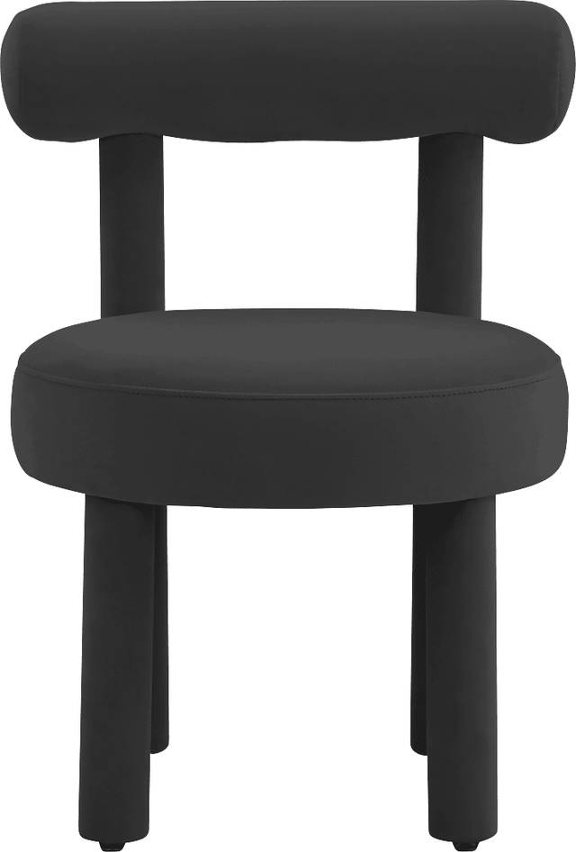 Carmela Ann Black Accent Chair - Thumbnail - Image 2