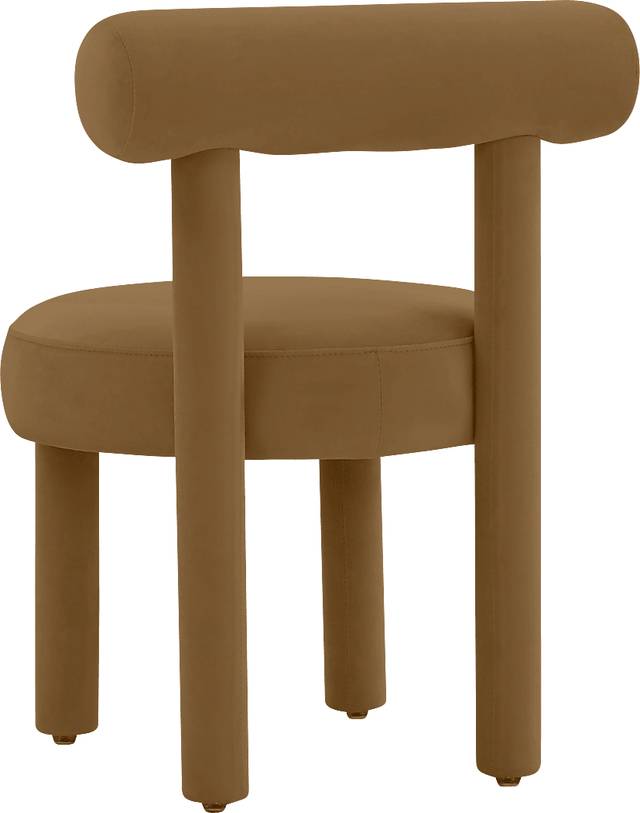 Carmela Ann Cognac Accent Chair - Thumbnail - Image 3