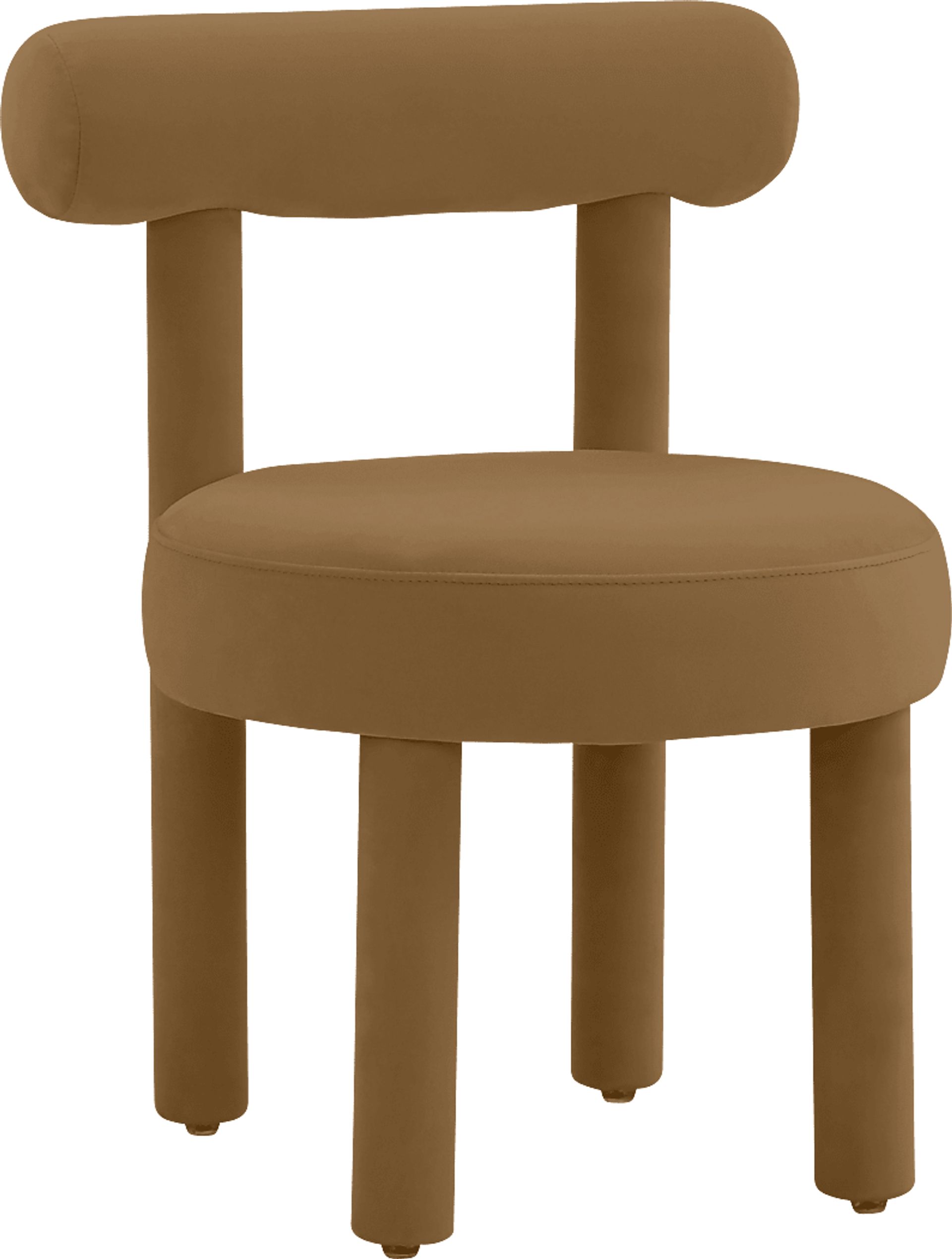 Carmela Ann Cognac Accent Chair - Image 1