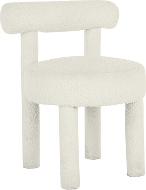 Carmela Ann Cream Boucle Side Chair