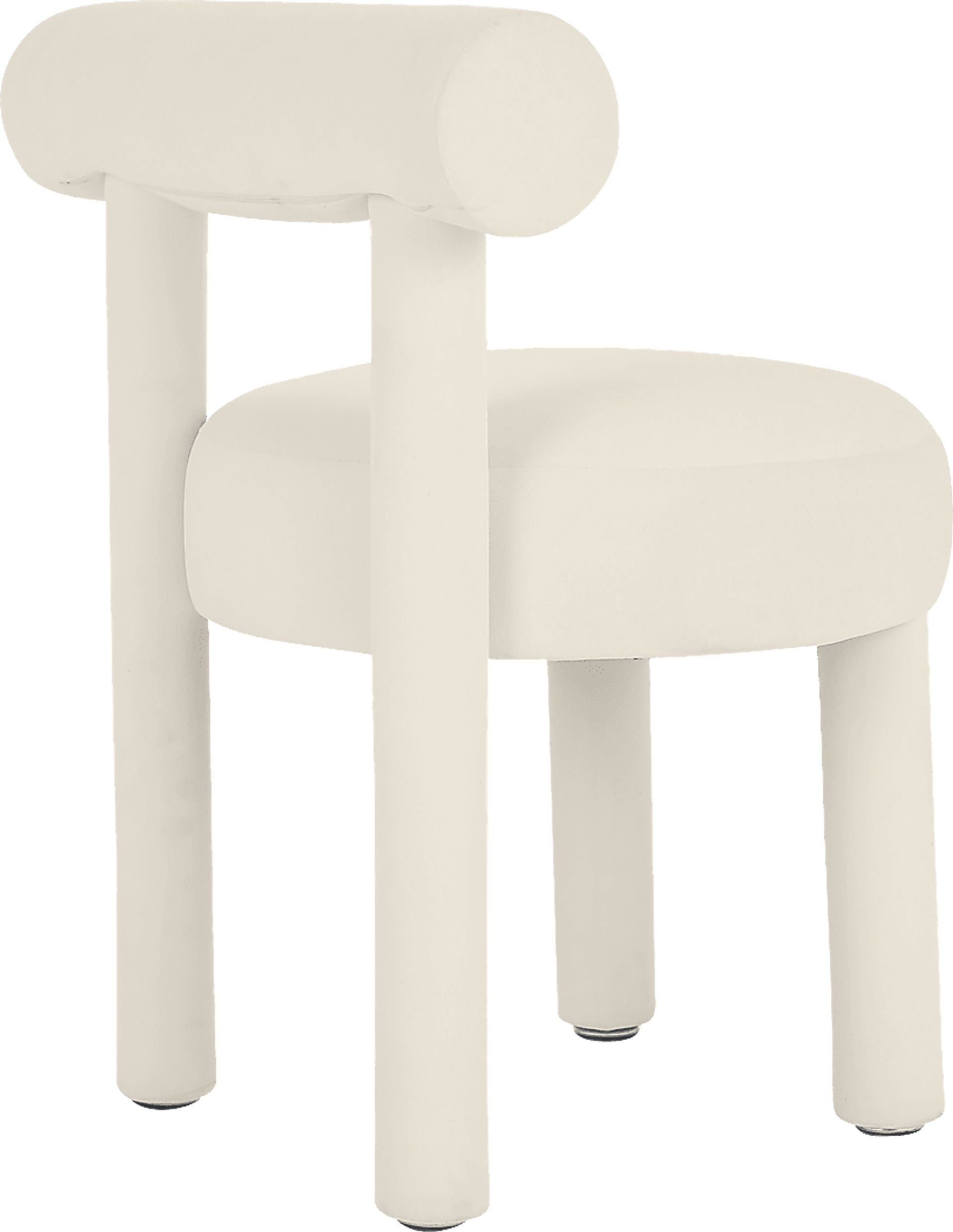 Carmela Ann Cream Side Chair - Image 4