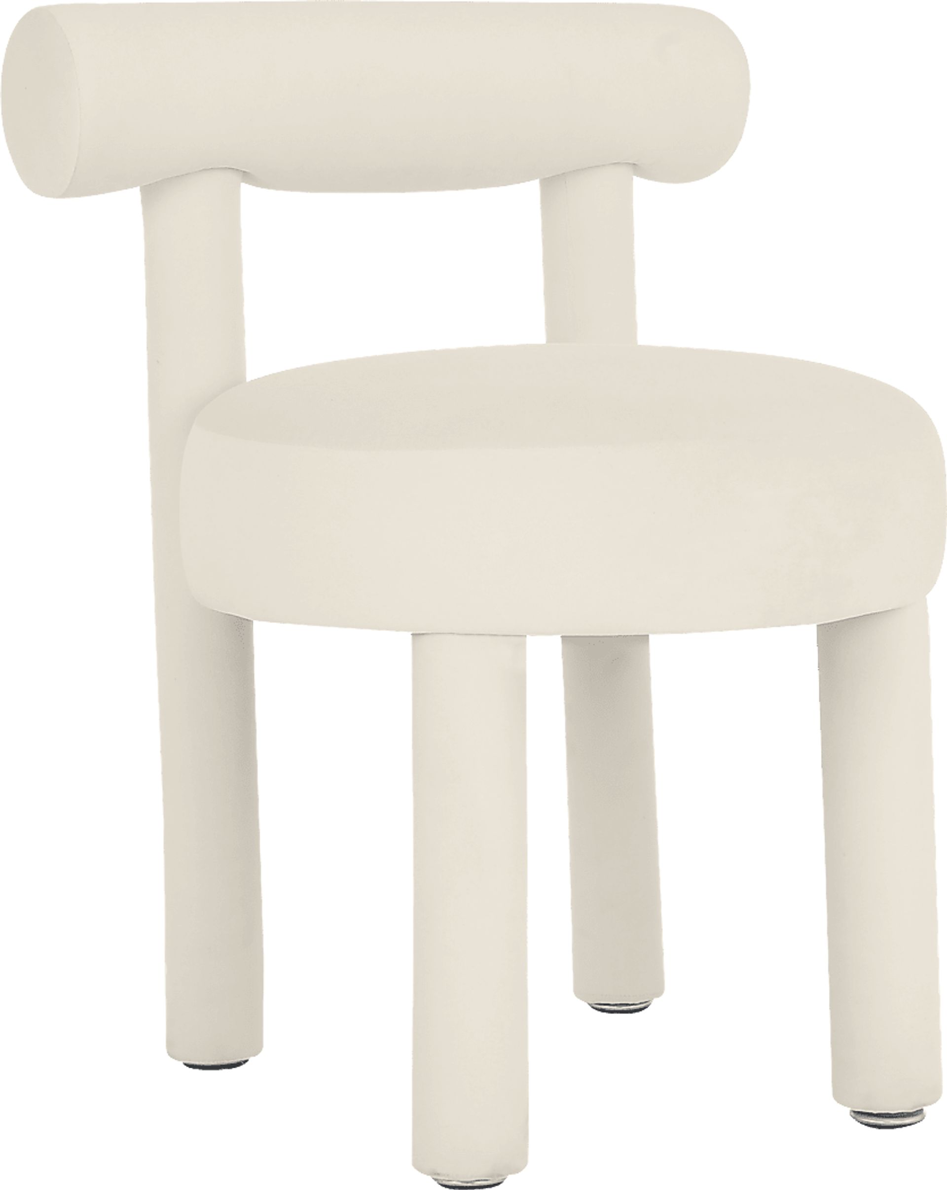 Carmela Ann Cream Side Chair - Image 1