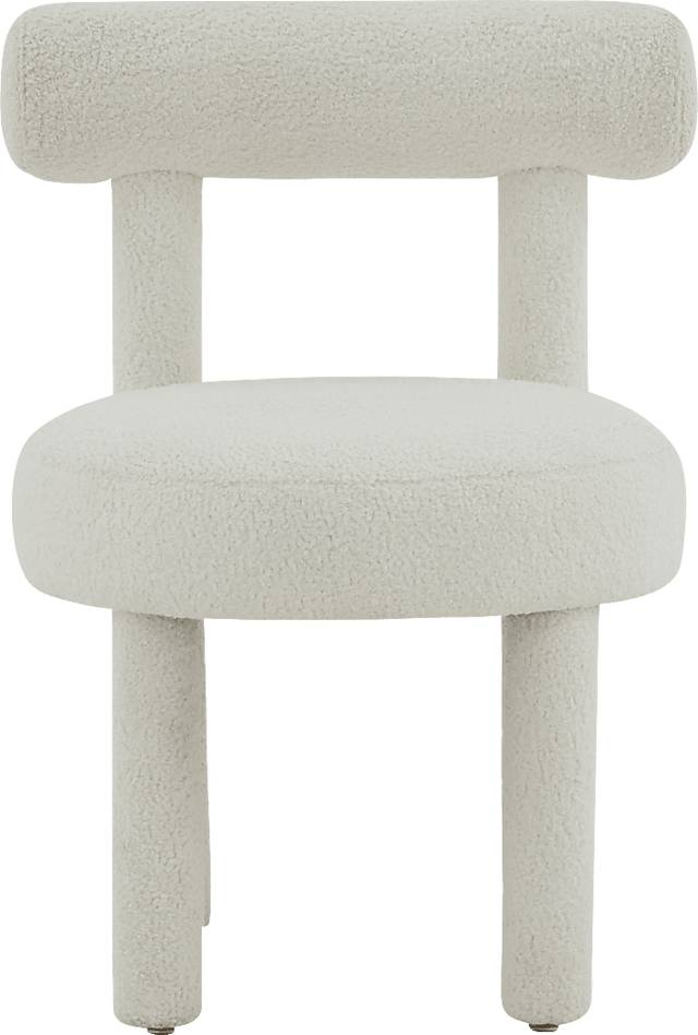 Carmela Ann I White Accent Chair - Thumbnail - Image 2
