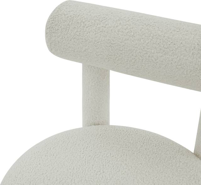Carmela Ann I White Accent Chair - Thumbnail - Image 4