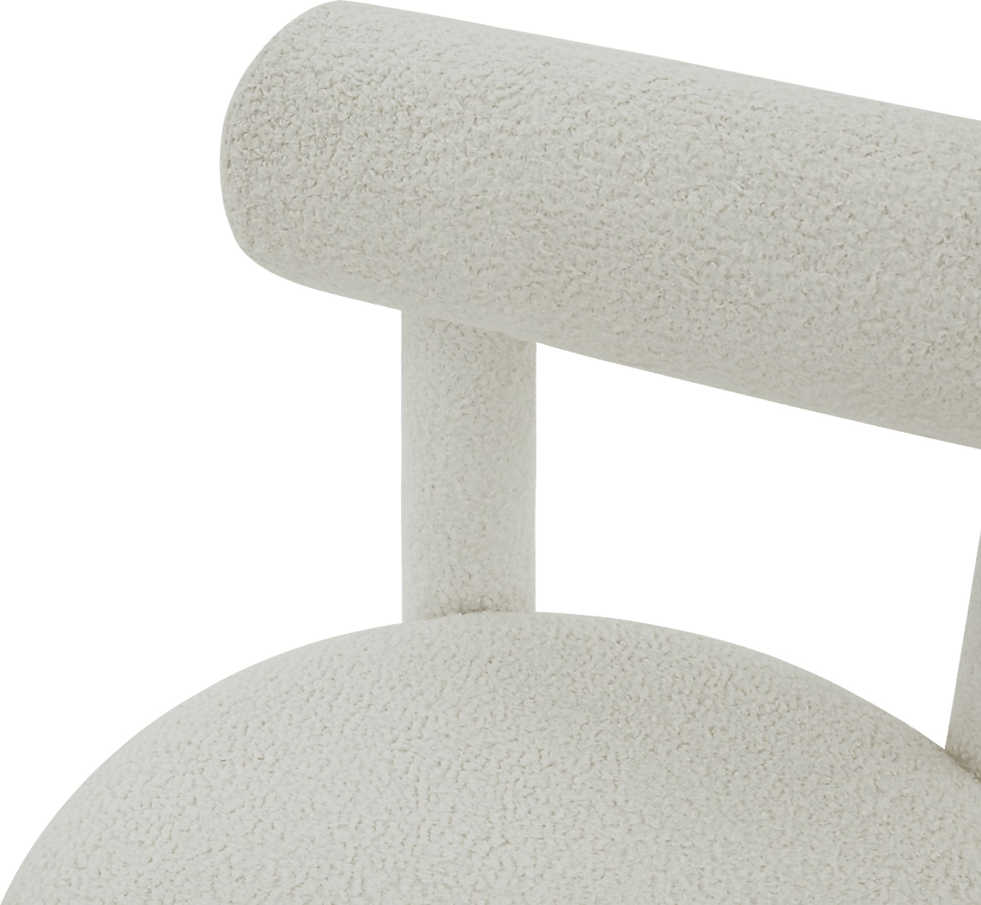 Carmela Ann I White Accent Chair - Image 4