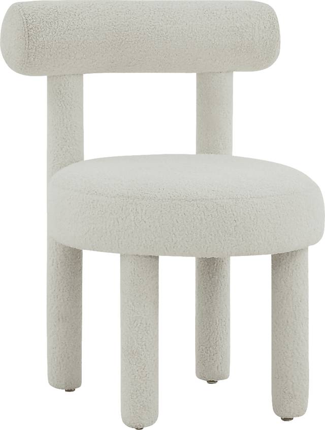 Carmela Ann I White Accent Chair - Thumbnail - Image 1