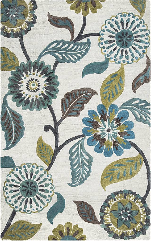 Carmelia Ivory 6'6 x 9'6 Rug - Thumbnail - Image 1