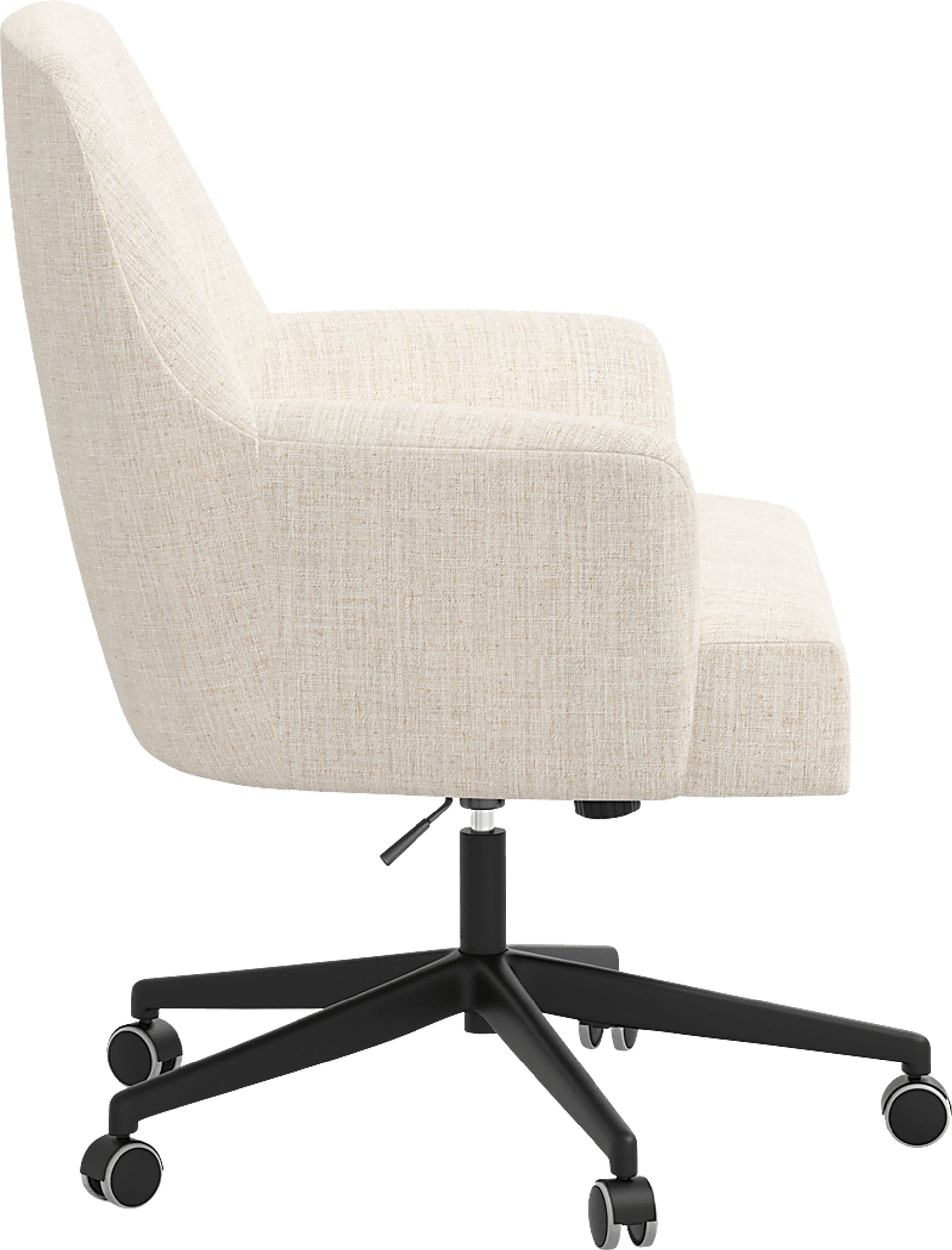 Carmelita Beige Desk Chair - Image 3