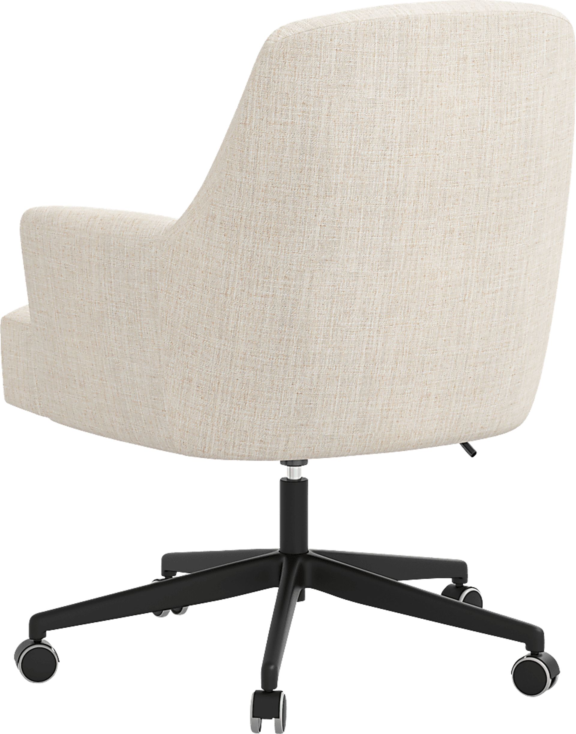 Carmelita Beige Desk Chair - Image 4