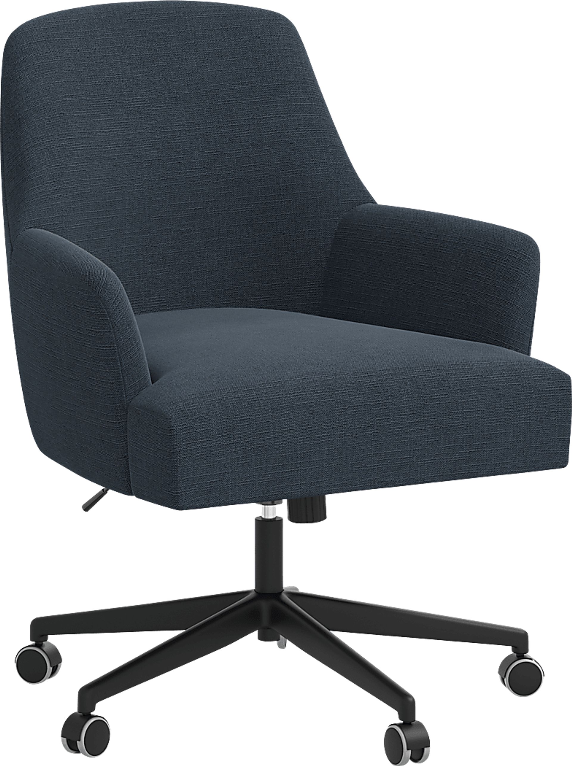 Carmelita Blue Desk Chair - Image 1