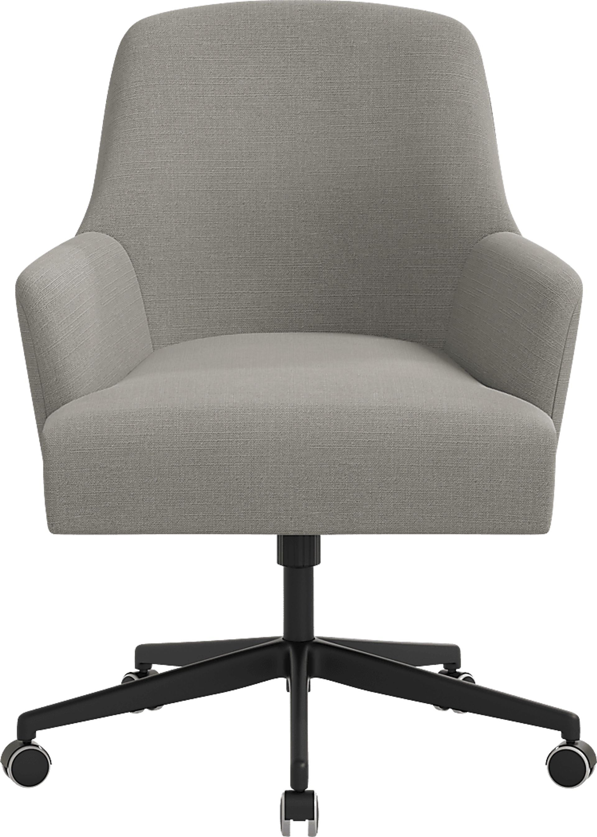 Carmelita Gray Desk Chair - Image 2