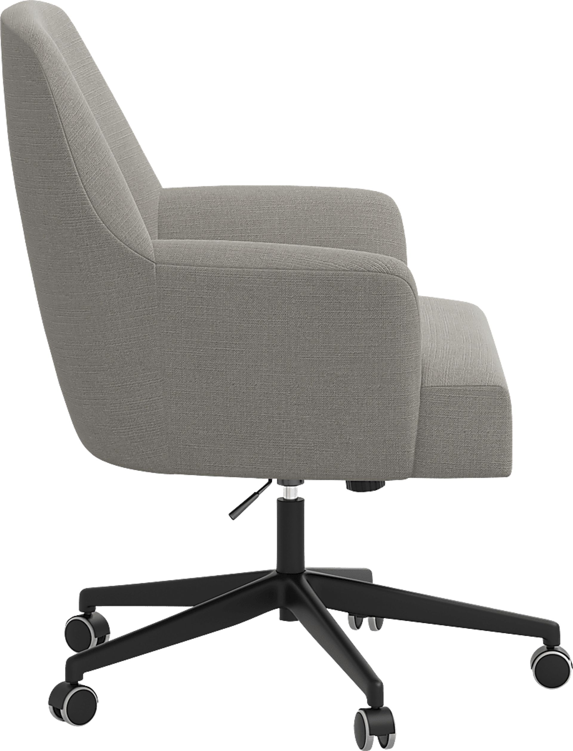 Carmelita Gray Desk Chair - Image 3