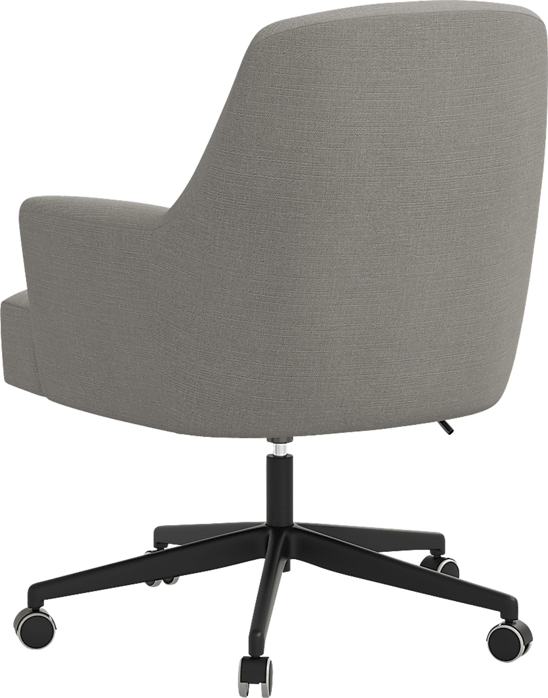 Carmelita Gray Desk Chair - Image 4