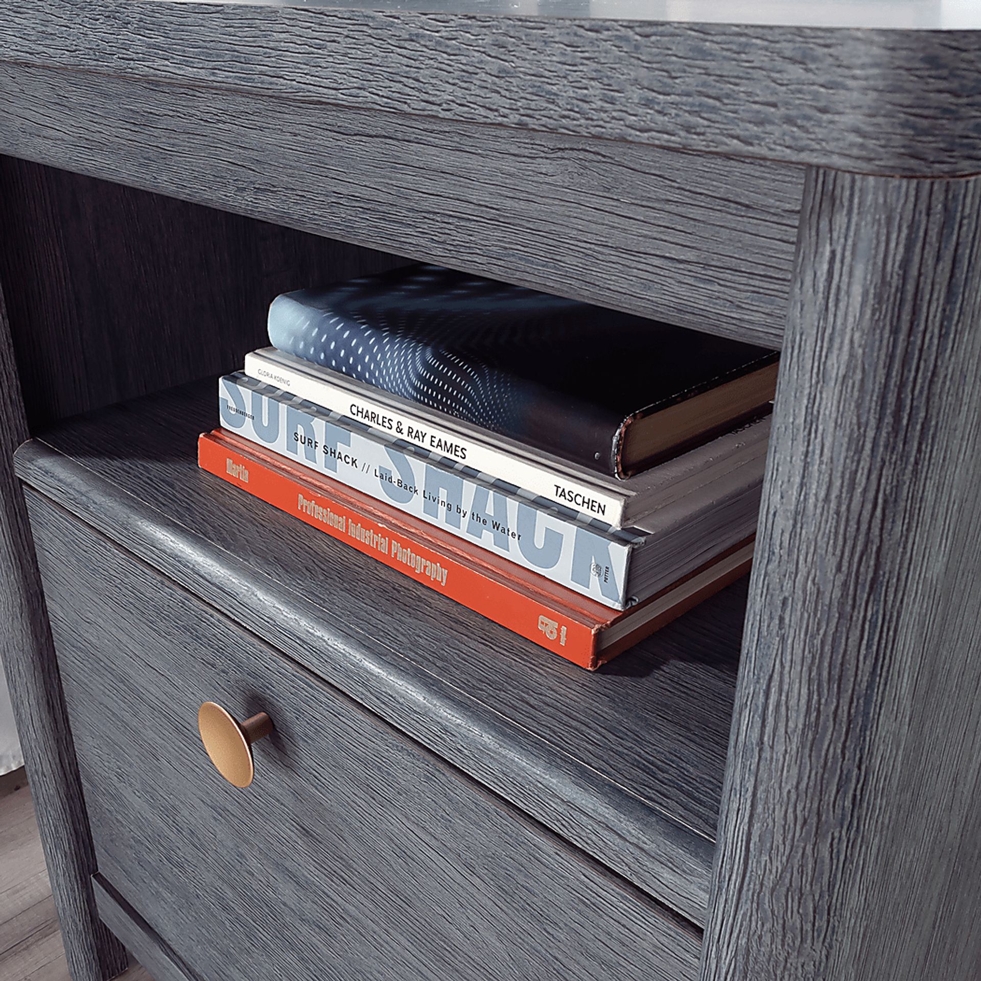Carmell Blue Nightstand - Image 3
