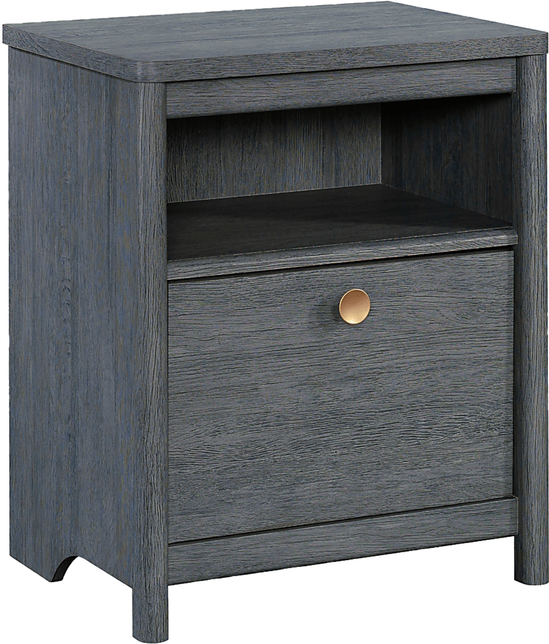 Carmell Blue Nightstand - Image 1