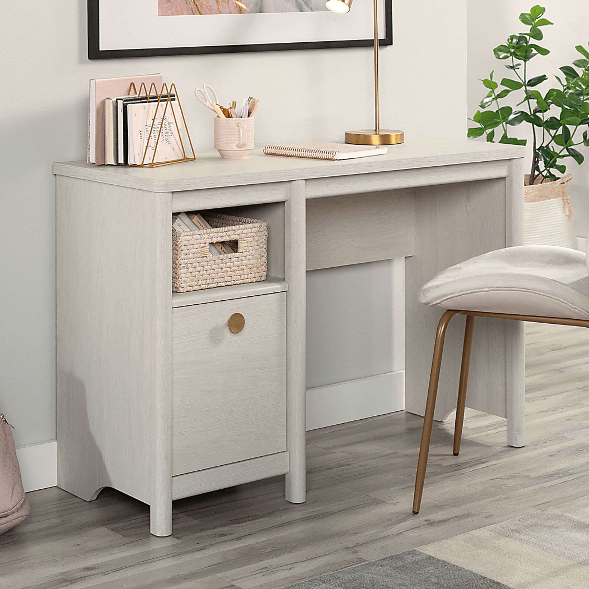 Carmell White Desk - Image 2