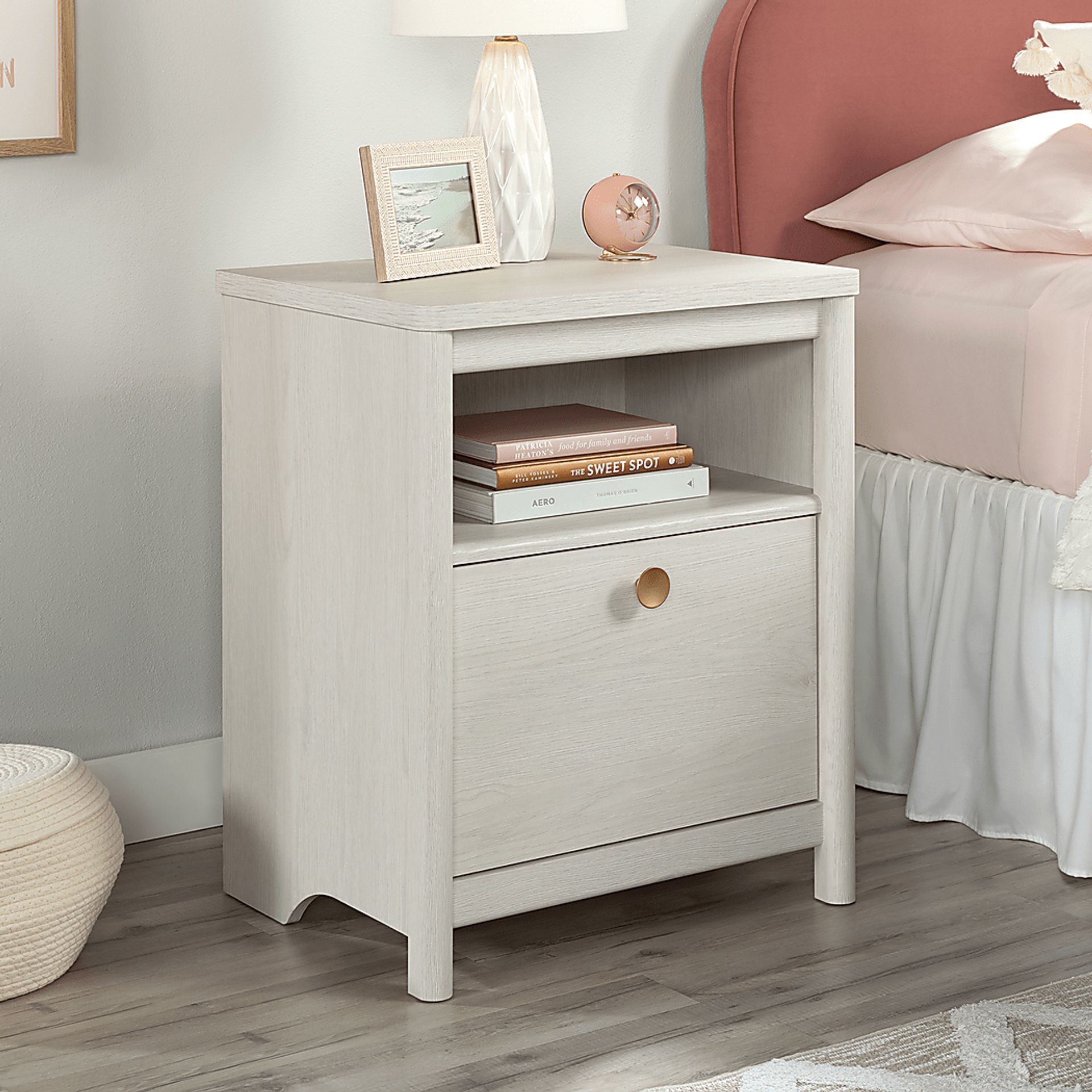 Carmell White Nightstand - Image 2