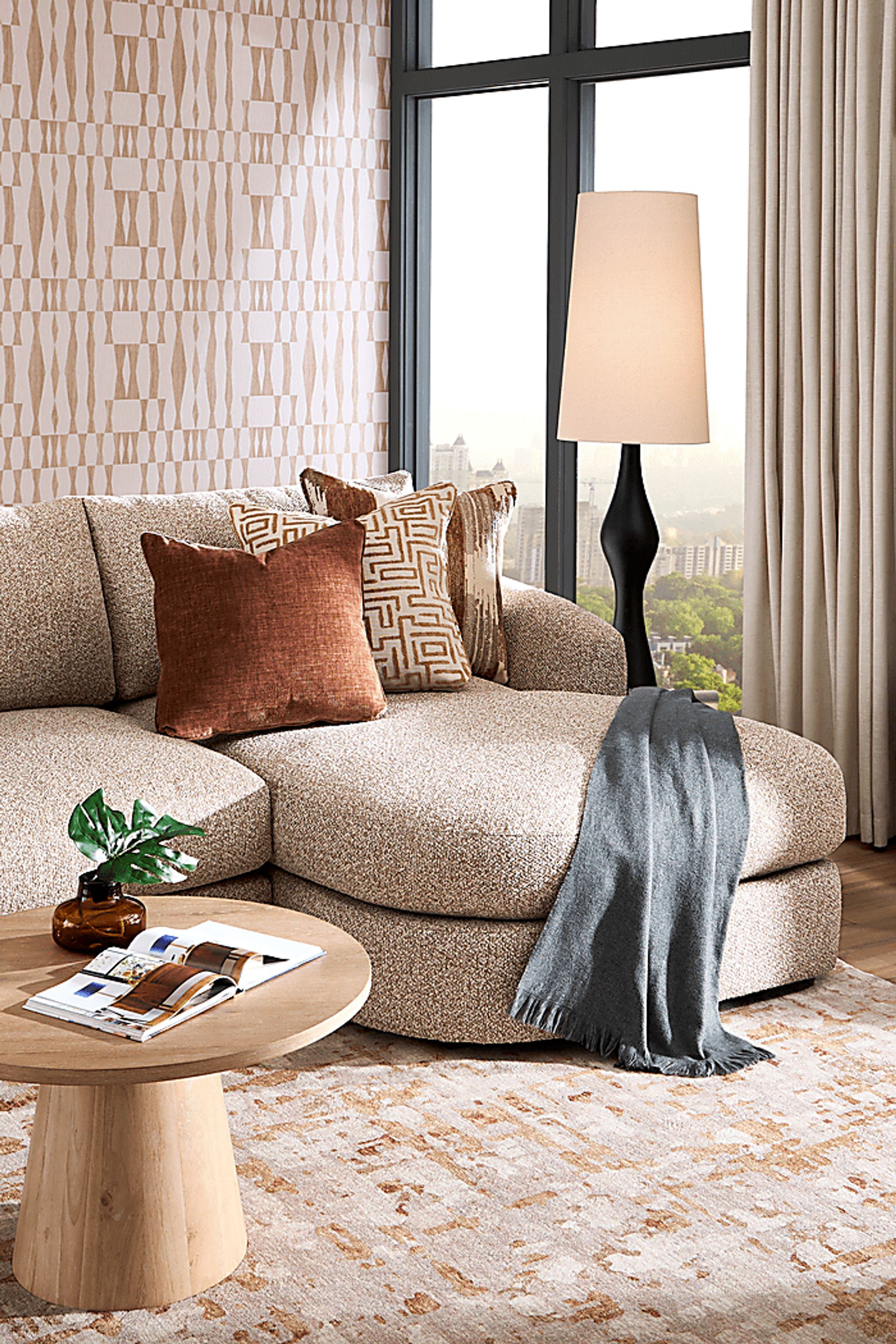 Carmelo Oatmeal 3 Pc Sectional - Image 3