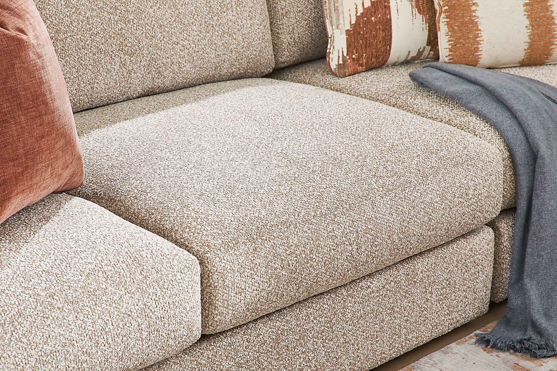 Carmelo Oatmeal 4 Pc Sectional - Image 4