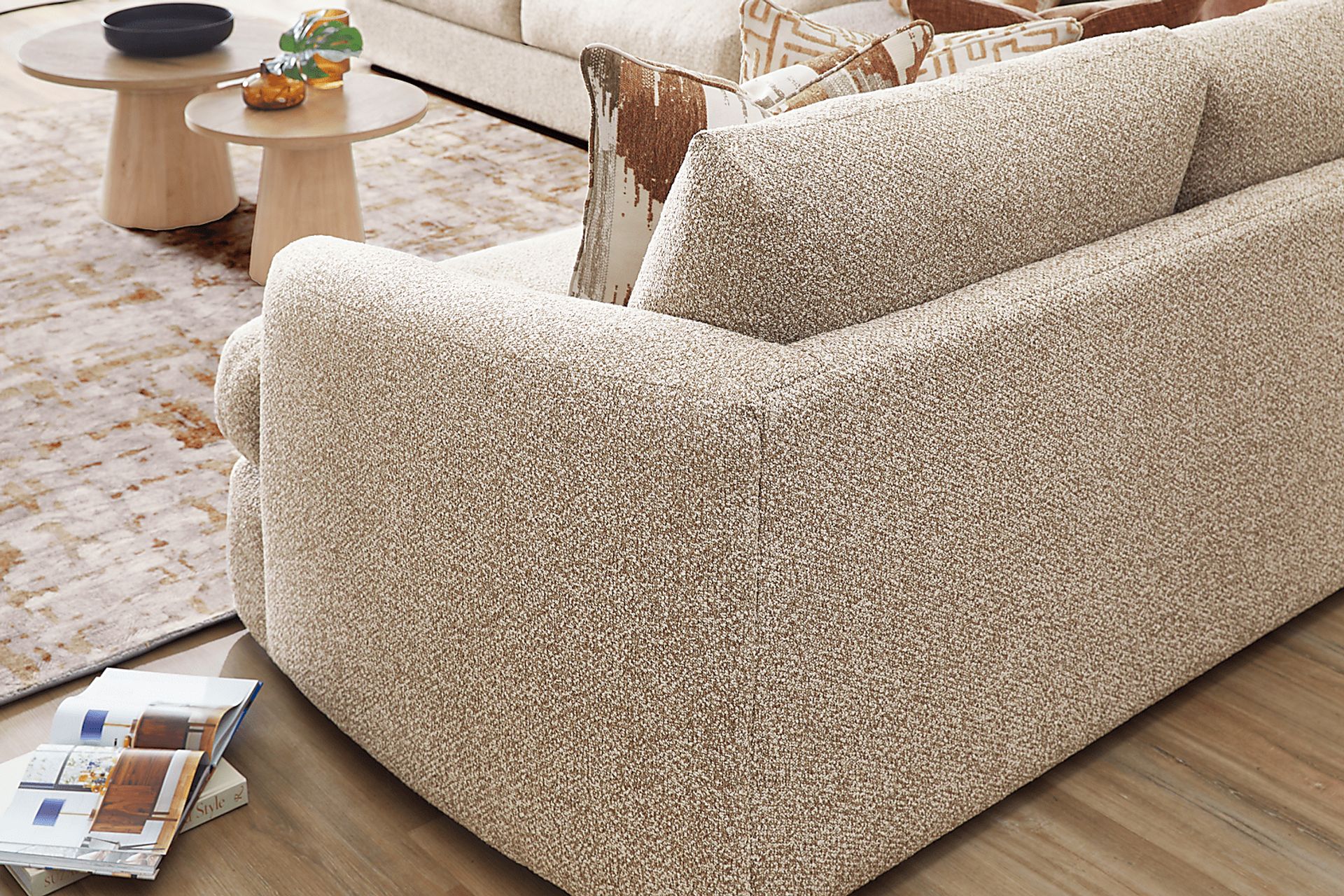 Carmelo Oatmeal 4 Pc Sectional - Image 5