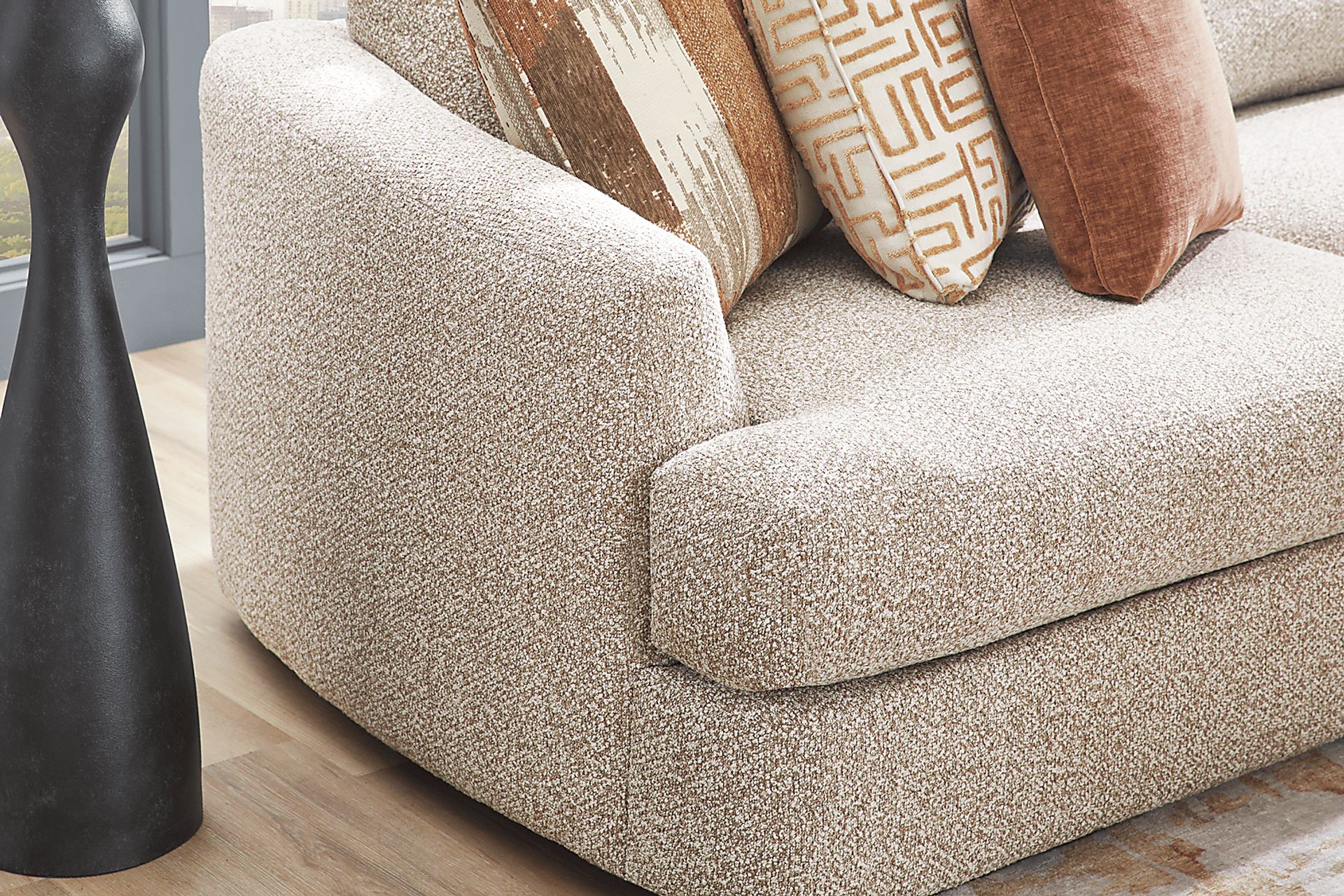 Carmelo Oatmeal 4 Pc Sectional - Image 6